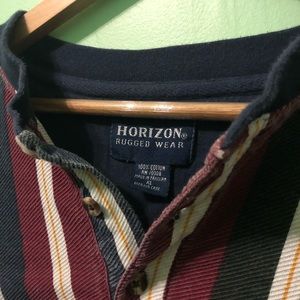 Vintage vertical button-up